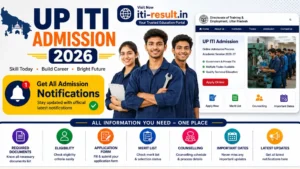 UP iti admission 2026